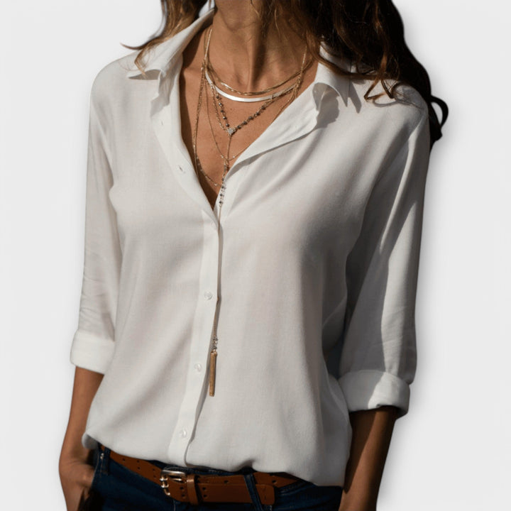 Clarisse | Elegant Button-Up Blouse