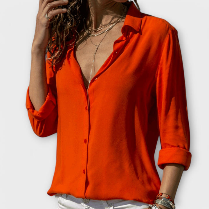 Clarisse | Elegant Button-Up Blouse