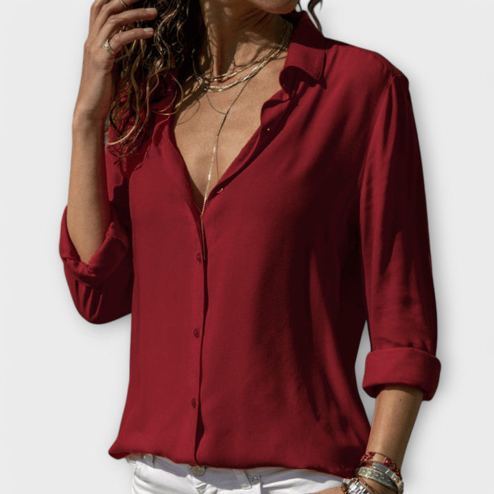 Clarisse | Elegant Button-Up Blouse
