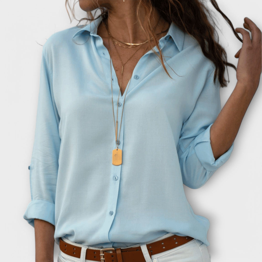 Clarisse | Elegant Button-Up Blouse