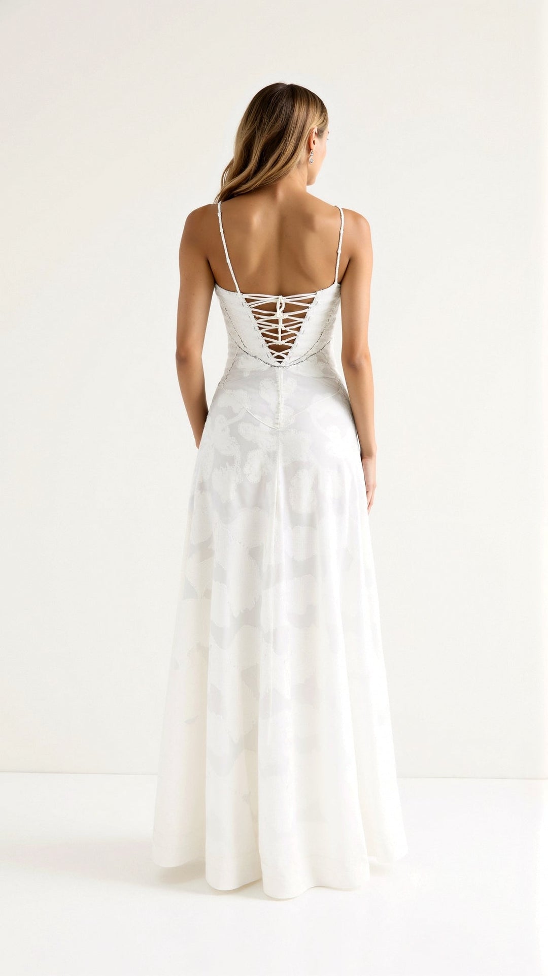 Lauren | Stylish Floral Bustier Maxi Dress