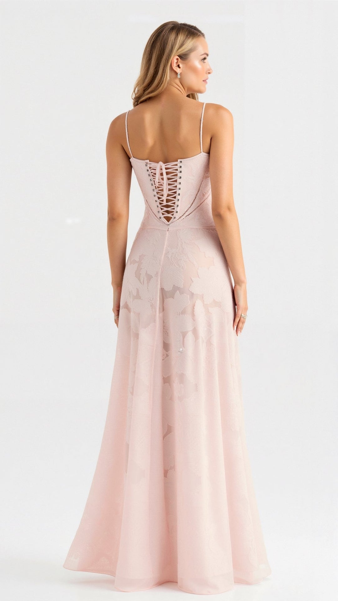 Lauren | Stylish Floral Bustier Maxi Dress