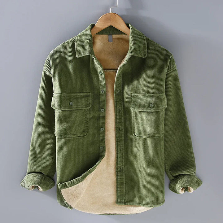 Rupert | Warm Ribbed Button-Up Jacket