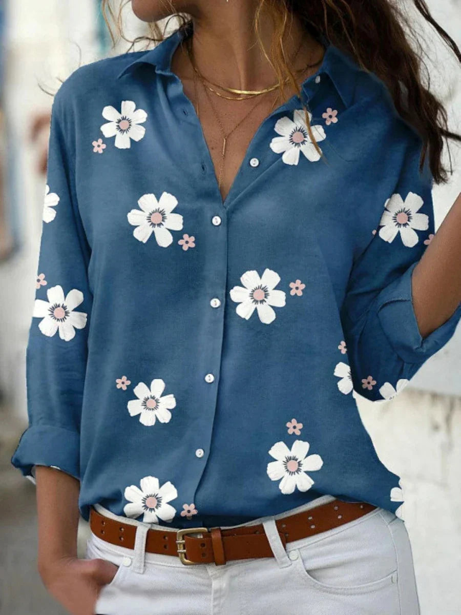 Nicole | Floral Print Blouse