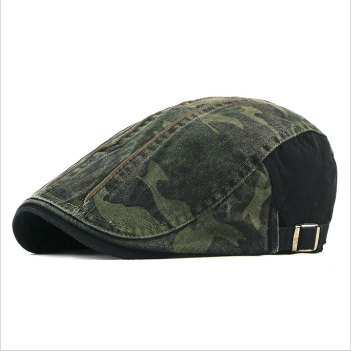 Graham | Vintage Camo Flat Cap