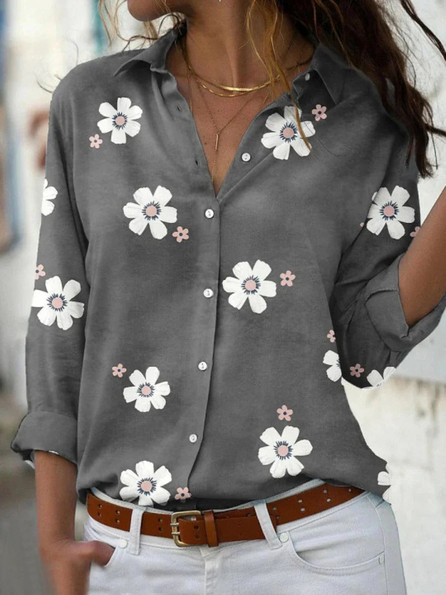 Nicole | Floral Print Blouse