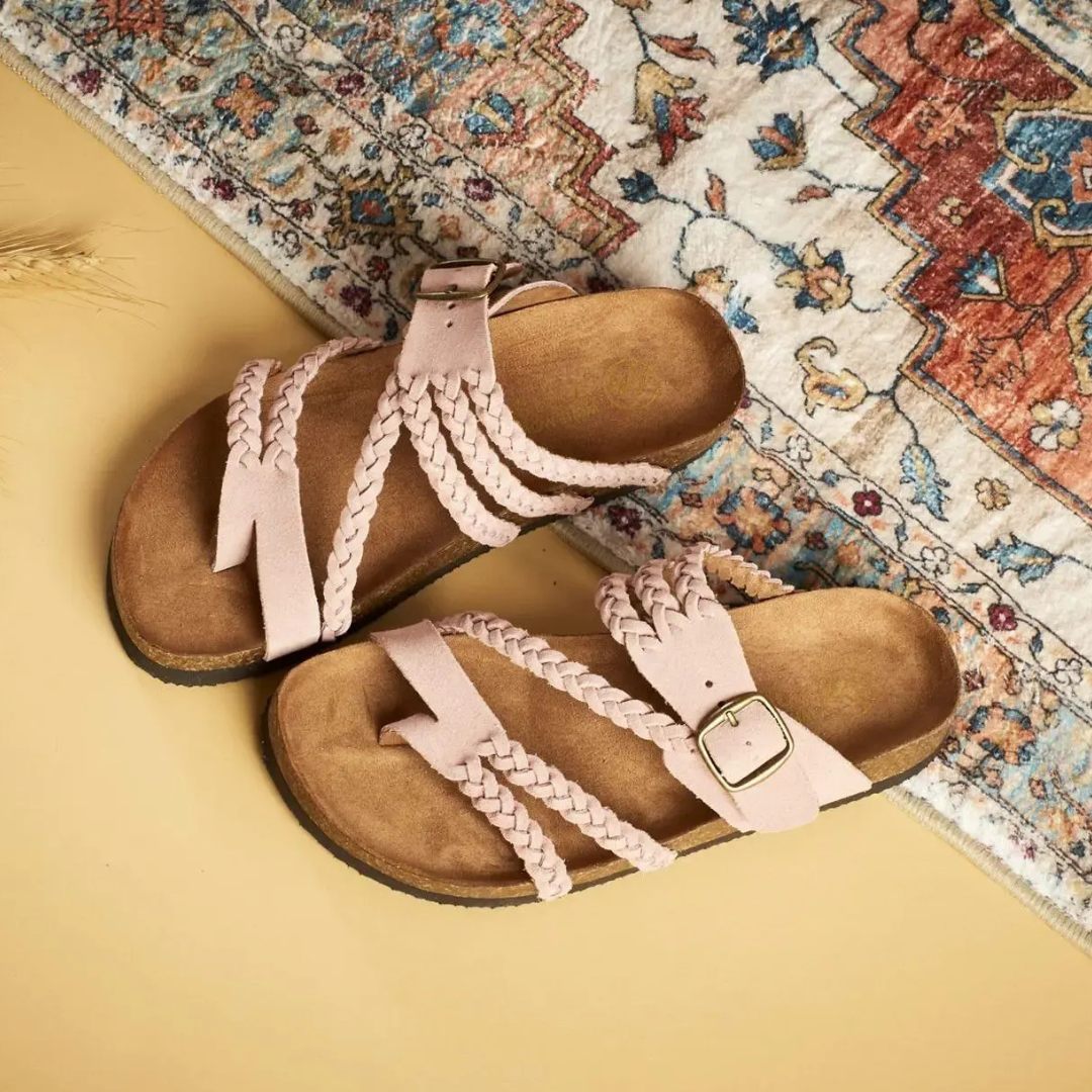 Melissa | Stylish Braided Strap Sandals