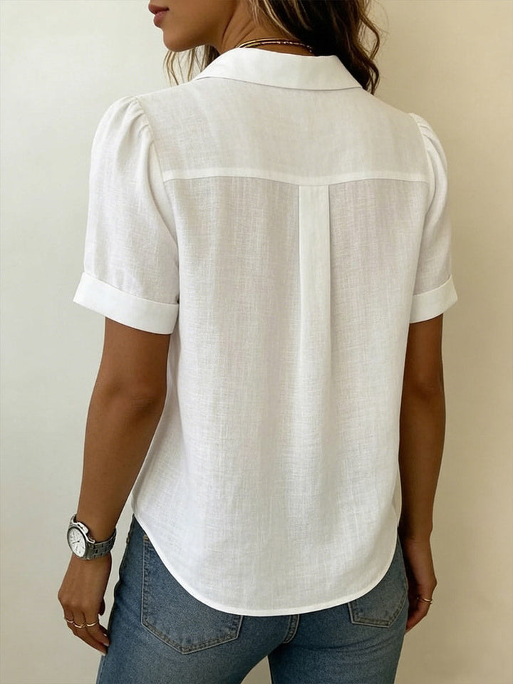 Helena | Breezy Short-Sleeve Blouse