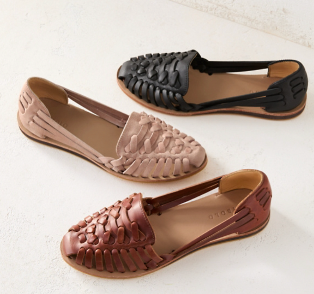Talia | Woven Slip-On Sandals