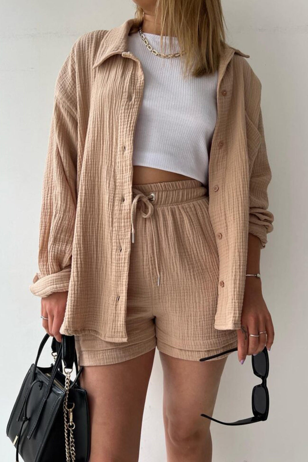 Hestia | Stylish Button Shirt and Pants Set