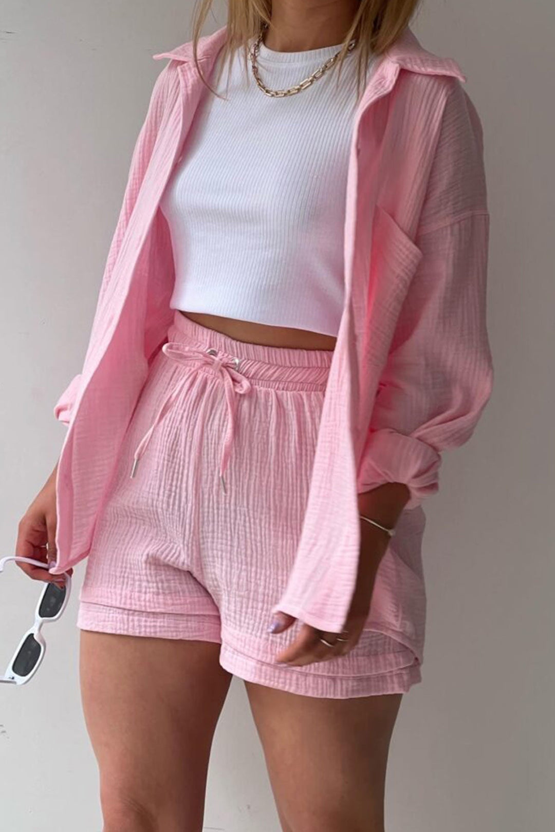 Hestia | Stylish Button Shirt and Pants Set
