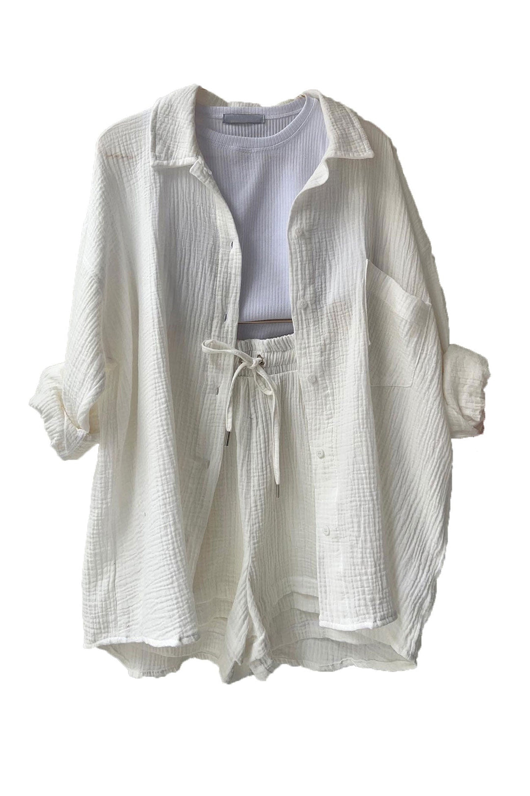 Hestia | Stylish Button Shirt and Pants Set