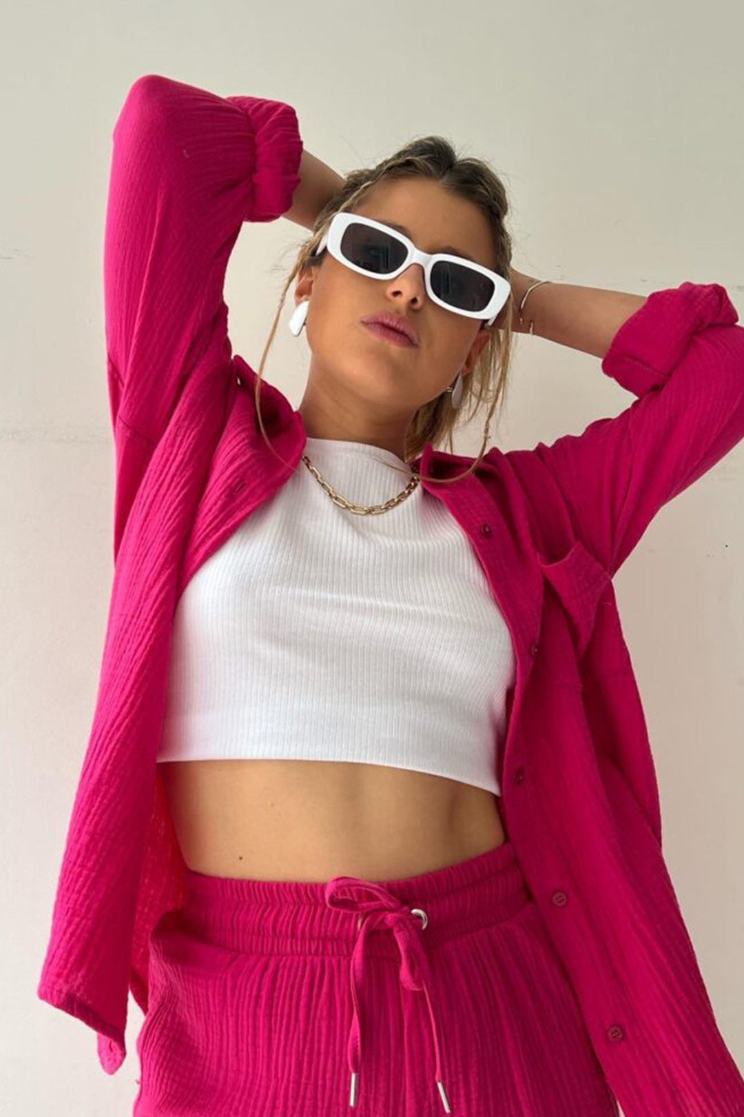 Hestia | Stylish Button Shirt and Pants Set