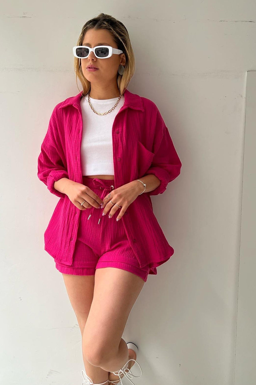 Hestia | Stylish Button Shirt and Pants Set