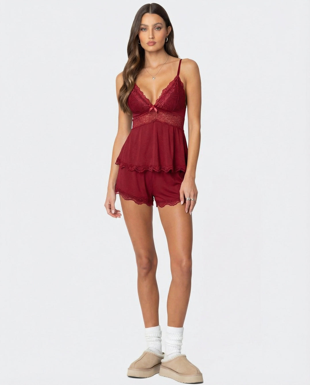Eliza | Delicate Lace Camisole Set