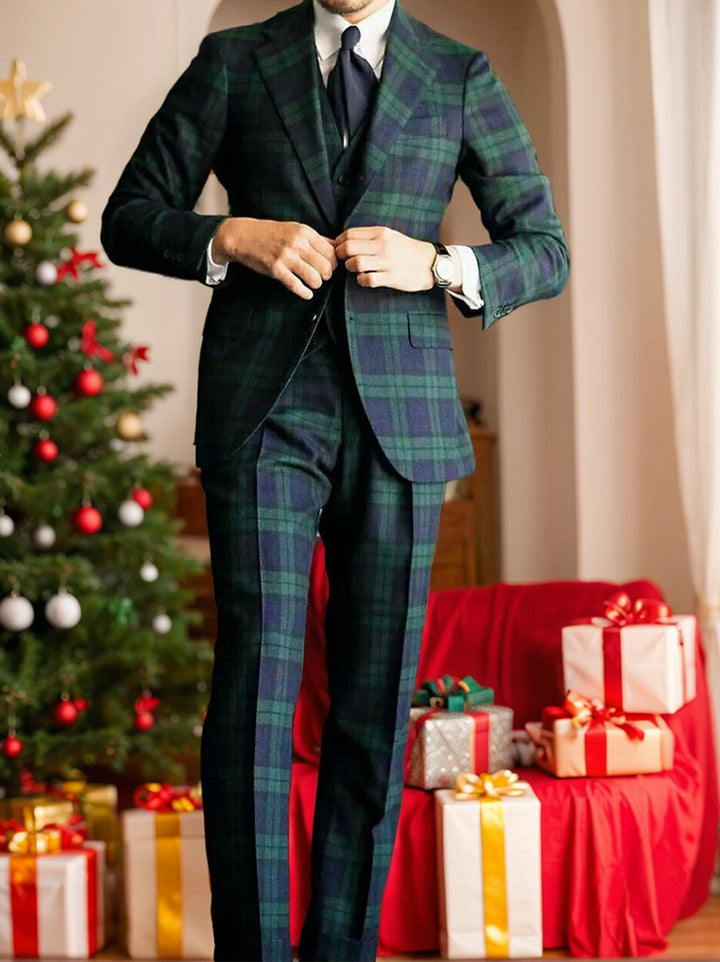Warren | Stylish Single Breasted Two-buttons 3 Piece Suit