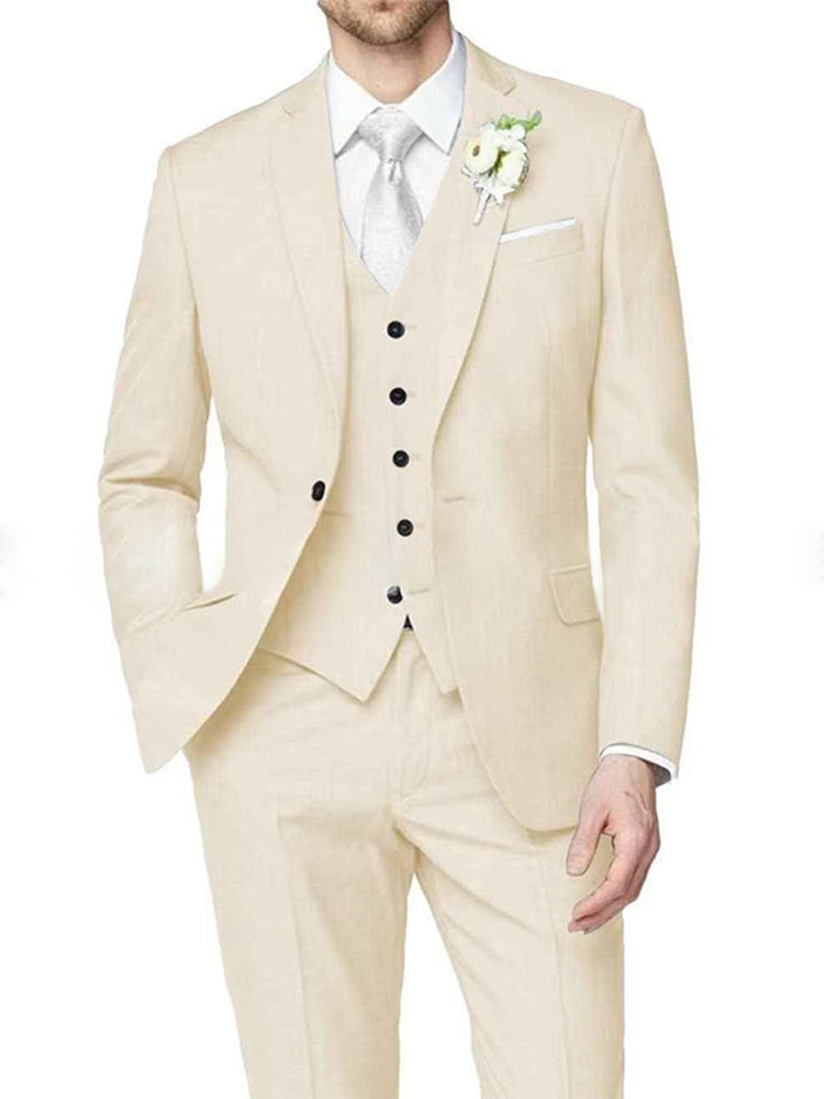 Nathan | Formal Notch Tailored One-Button Suit