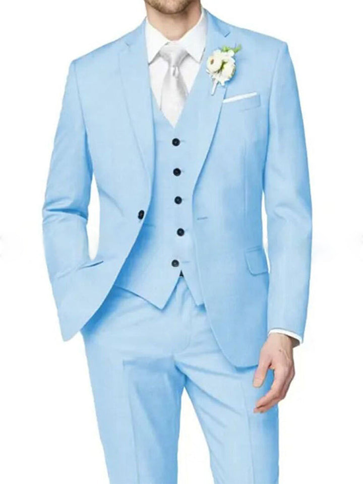 Nathan | Formal Notch Tailored One-Button Suit