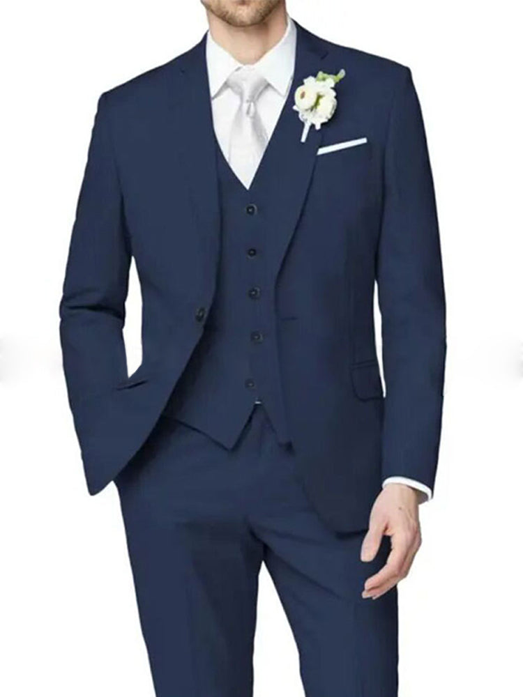 Nathan | Formal Notch Tailored One-Button Suit