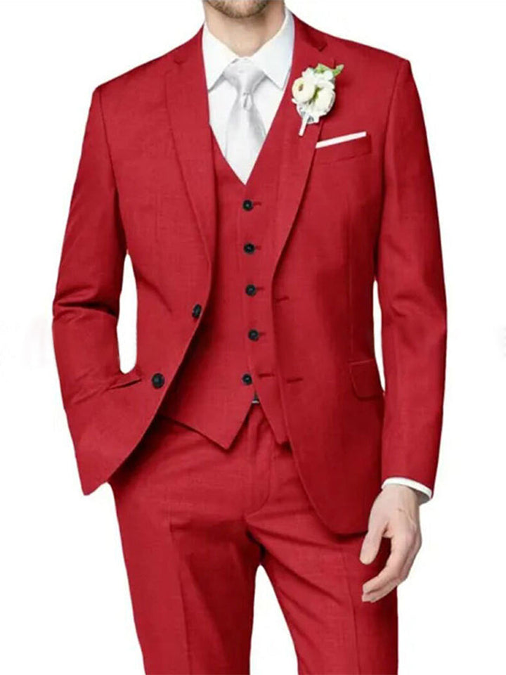 Nathan | Formal Notch Tailored One-Button Suit