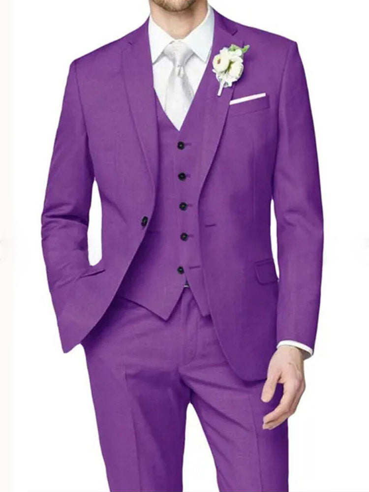 Nathan | Formal Notch Tailored One-Button Suit