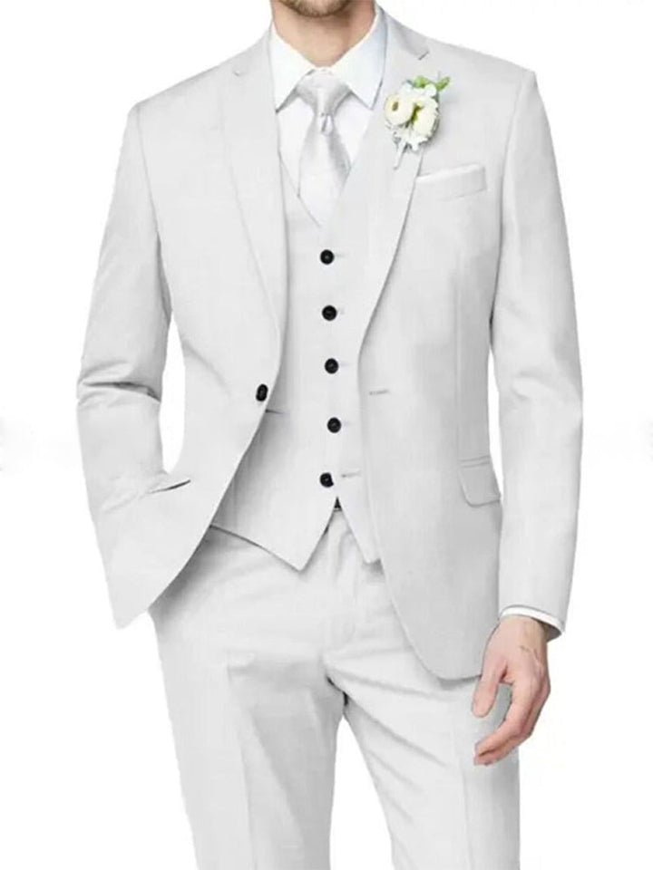 Nathan | Formal Notch Tailored One-Button Suit