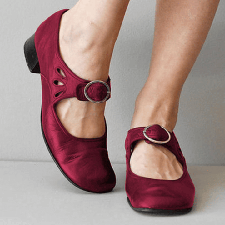 Michaela | Classic Mary Jane Strap Flats