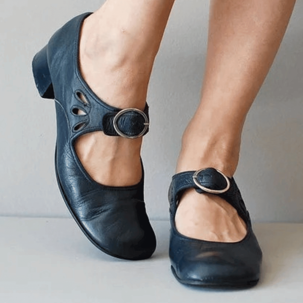 Michaela | Classic Mary Jane Strap Flats