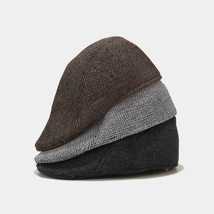 Mandy | Classic Herringbone Flat Cap