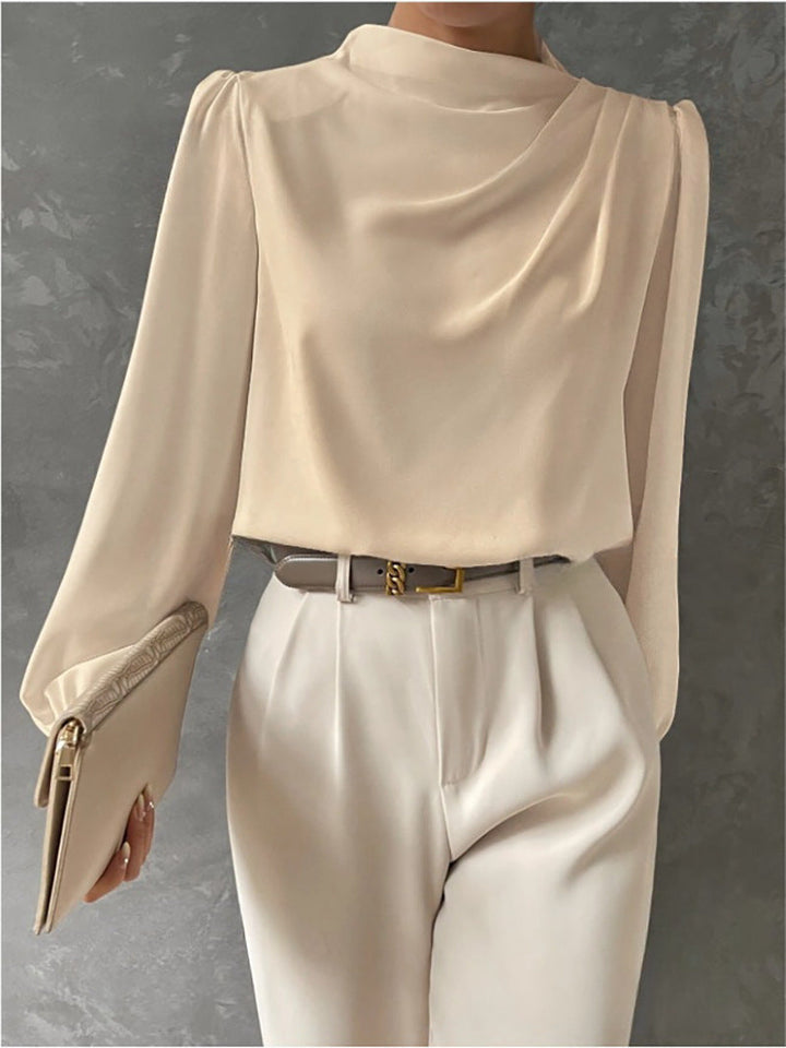 Helene | Elegant Draped Blouse