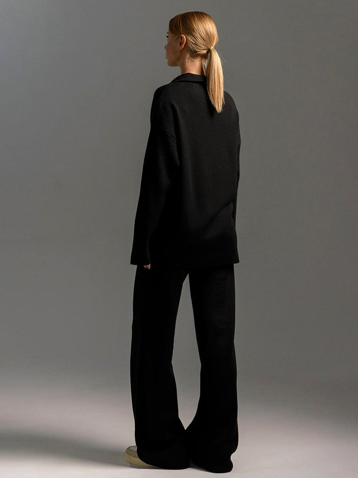 Serena | Relaxed Collared Two-Piece Set