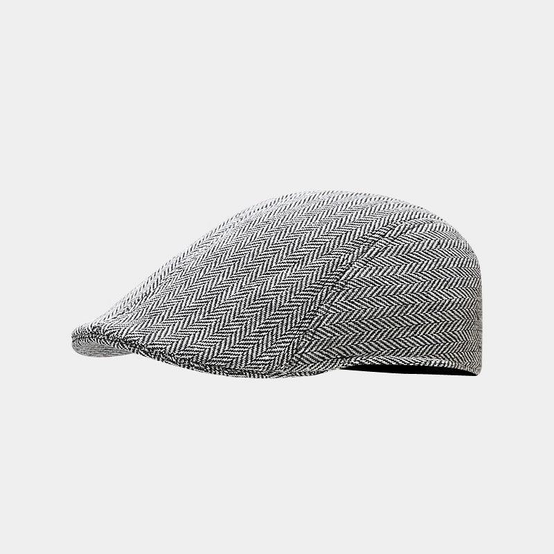 Mandy | Classic Herringbone Flat Cap