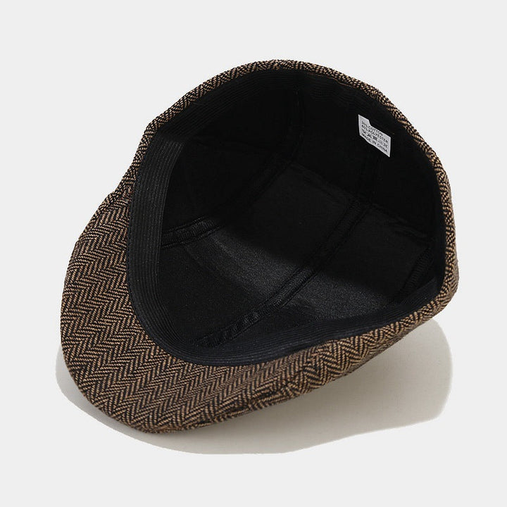 Mandy | Classic Herringbone Flat Cap