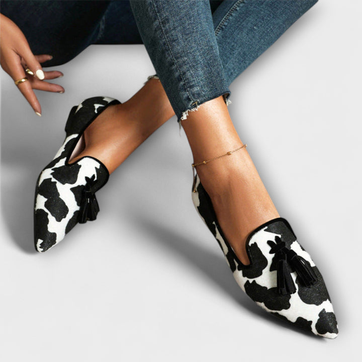 Julia | Elegant Slip-On Tassel Loafers
