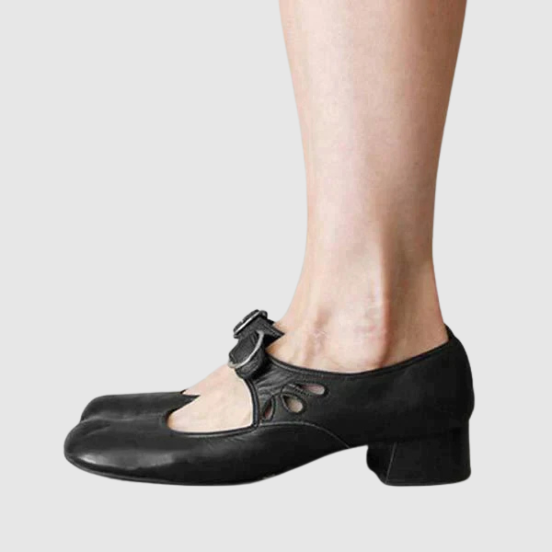Clara | Classic Strap Mary Jane Flats