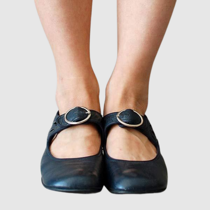 Clara | Classic Strap Mary Jane Flats