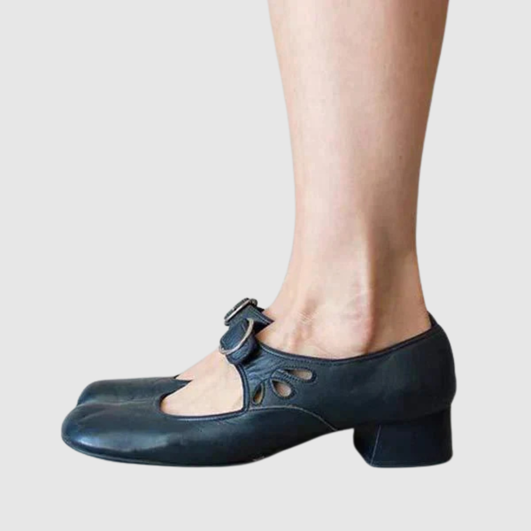 Clara | Classic Strap Mary Jane Flats
