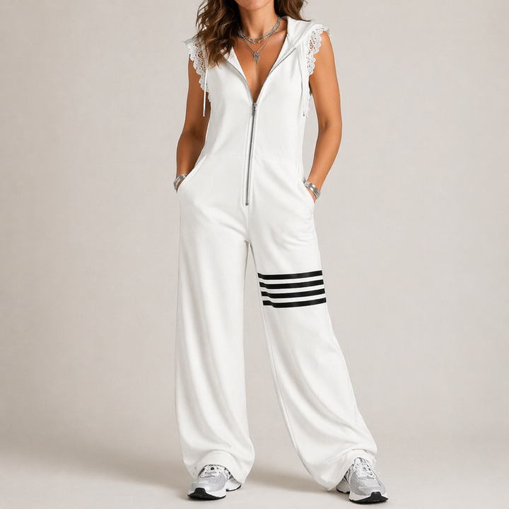 Marina | Sporty Hooded Jumpsuit