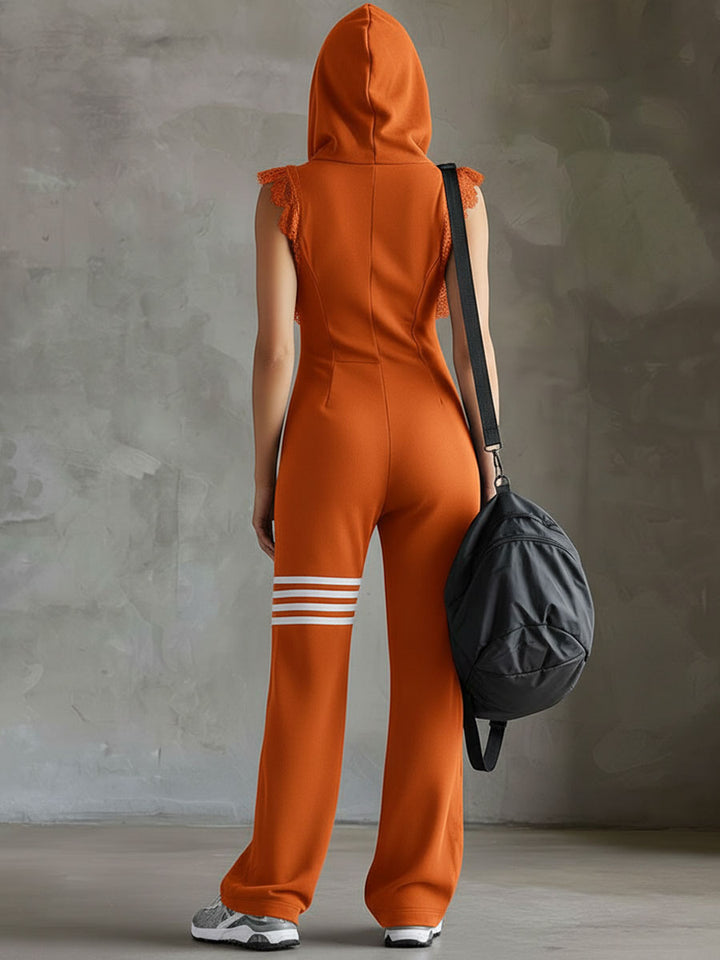 Marina | Sporty Hooded Jumpsuit