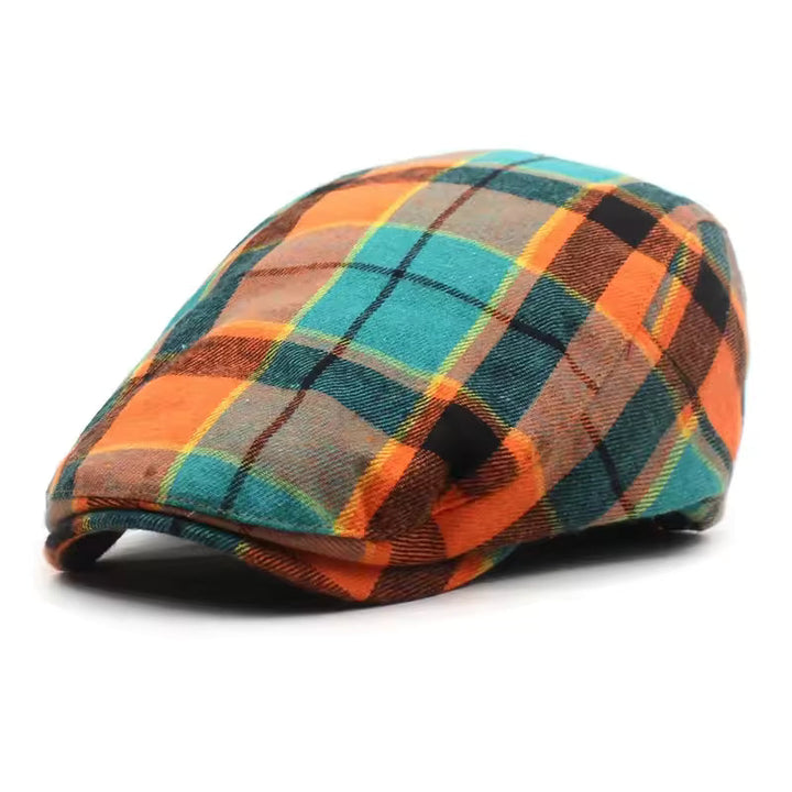 Oliver | Classic Plaid Tartan Flat Cap