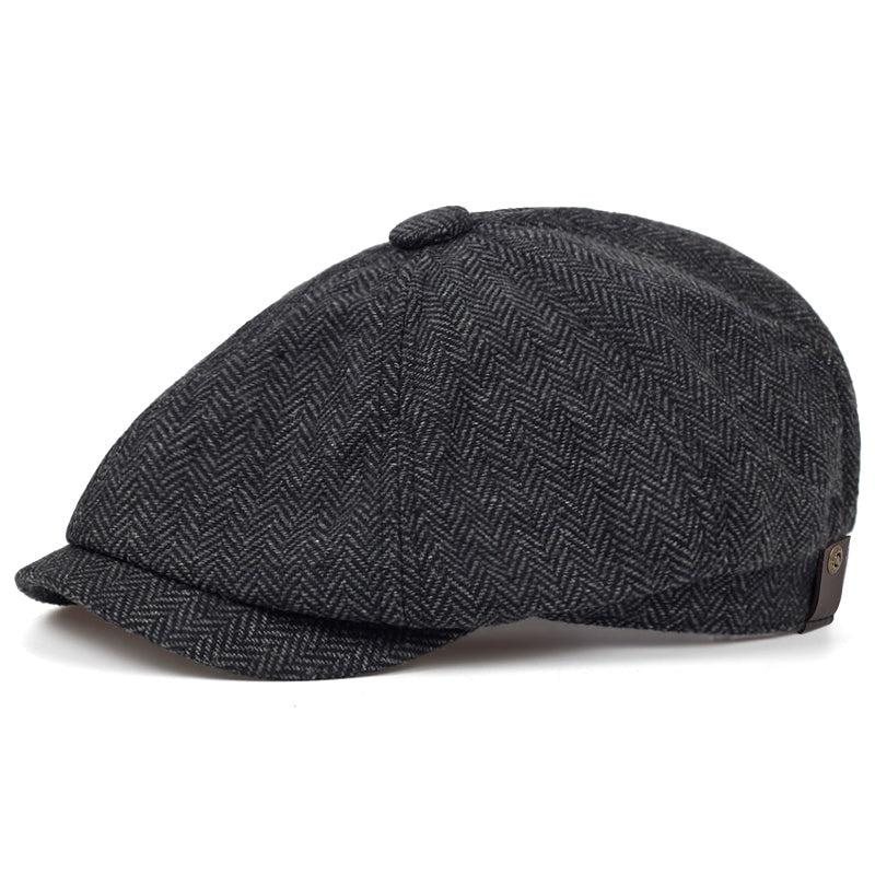 George | Classic Textured Flat Cap