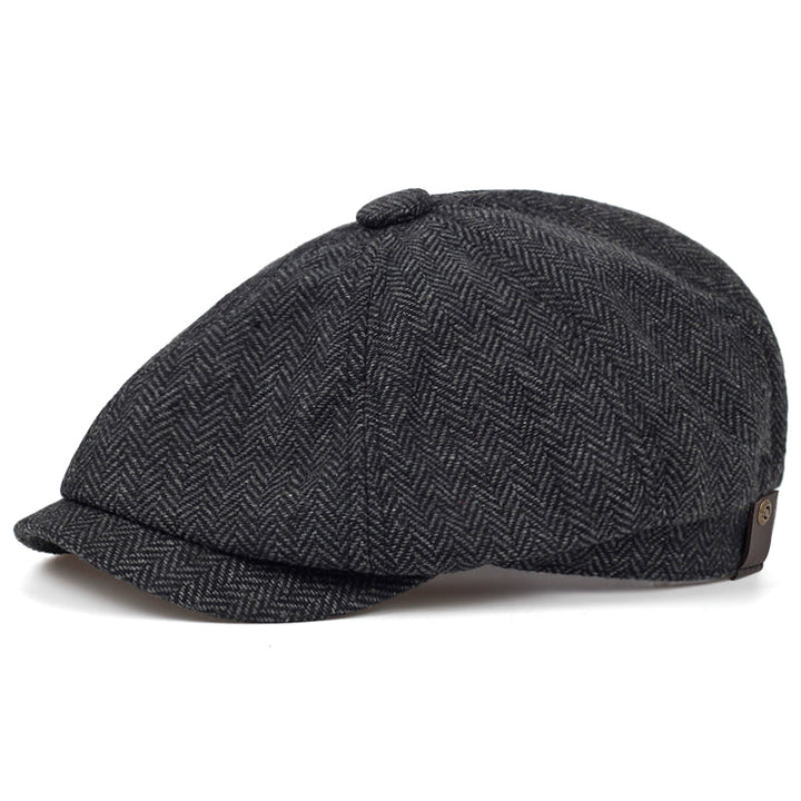 George | Classic Textured Flat Cap