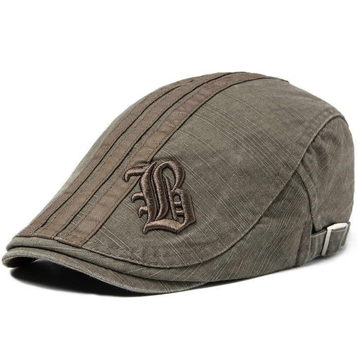 Benjamin | Embroidered Heritage Flat Cap