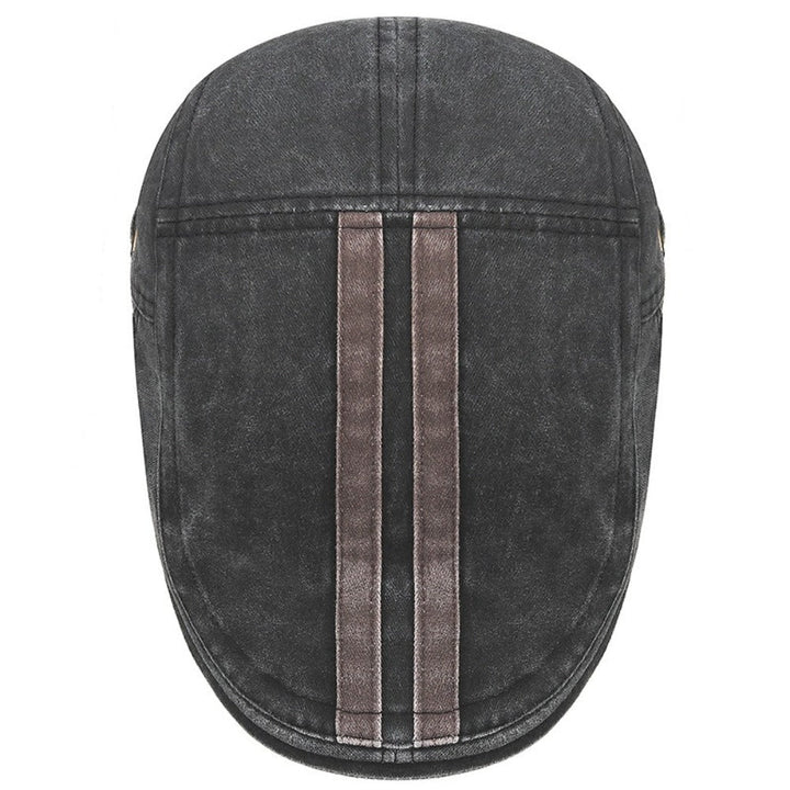Daniel | Vintage Stripe Flat Cap