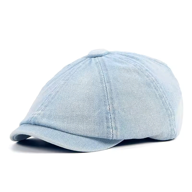 James | Classic Denim Flat Cap