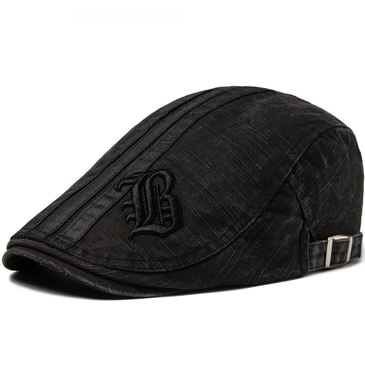 Benjamin | Embroidered Heritage Flat Cap