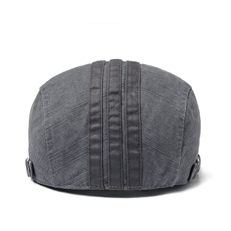 Benjamin | Embroidered Heritage Flat Cap