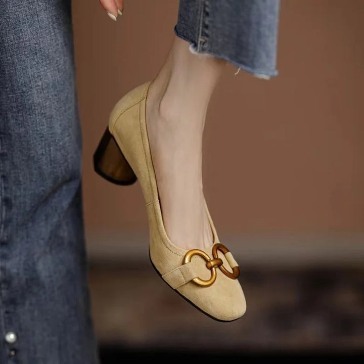 Cecilia | Classic Buckle Orthopedic Heels