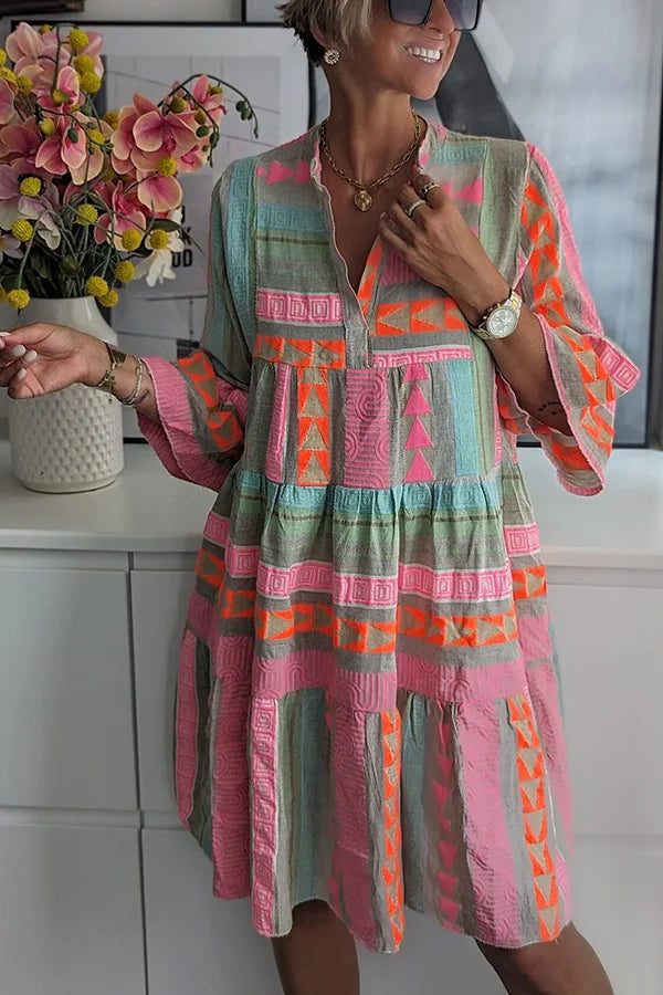 ELARA | BOHEMIAN LUXE TIERED DRESS