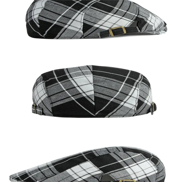 Orion | Classic Plaid Flat Cap